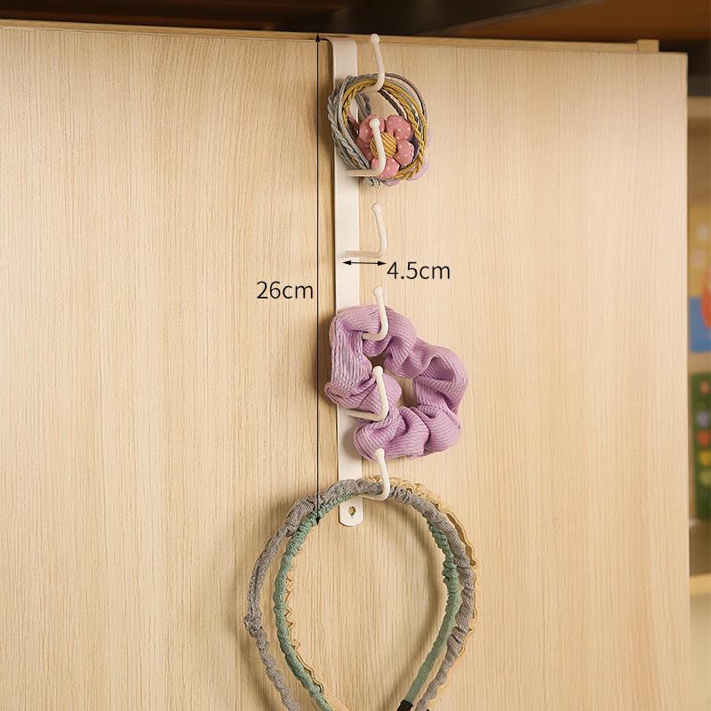 

Wall-Mounted Dormitory Storage Rack: Hooks & Shelf for Bags, Clothes, and Hats
