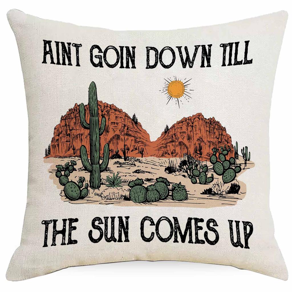 Western Summer Butterfly Bee Flower Pillowcase Home Sofa Cushion Pillowcase Decoration