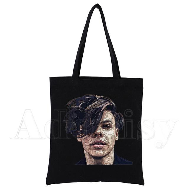 

Yungblud женская складная холщовая сумка на плечо, холщовая сумка-тоут, эко-сумка для покупок, холщовая сумка-тоут, повседневная сумка, повседневное использование