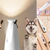 Dog Trimmers With LED Light, 18mm Widen Blades, 35dB Low Noise, LED Display, Fully , Rechargeable Clipper For Dogs Cats Trimming , Eyes, Ears 5ml