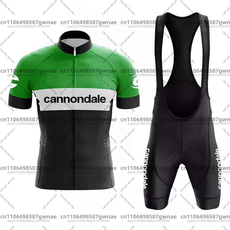 Cannondale Mountain Bike Jersey Set, Reflective Custom Jersey with Bib Shorts Summer Jersey