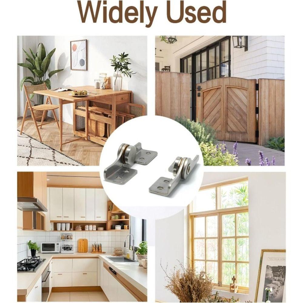 L-shaped Furniture Damping Hinge Shaft Positioning Support Hinge  for Cabinet Drawer