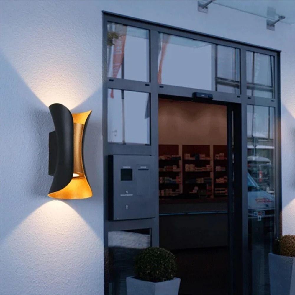 Wireless Outdoor Wall Light Creative Wall Sconce Lamp Minimalist Bedside Lamp  Staircase Lighting