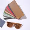 3 Pcs PU Leather Glasses Storage Pouches New Fashion Multicolor Portable Soft Eyeglass Cases Trendy Stylish Design Eyewear Bags