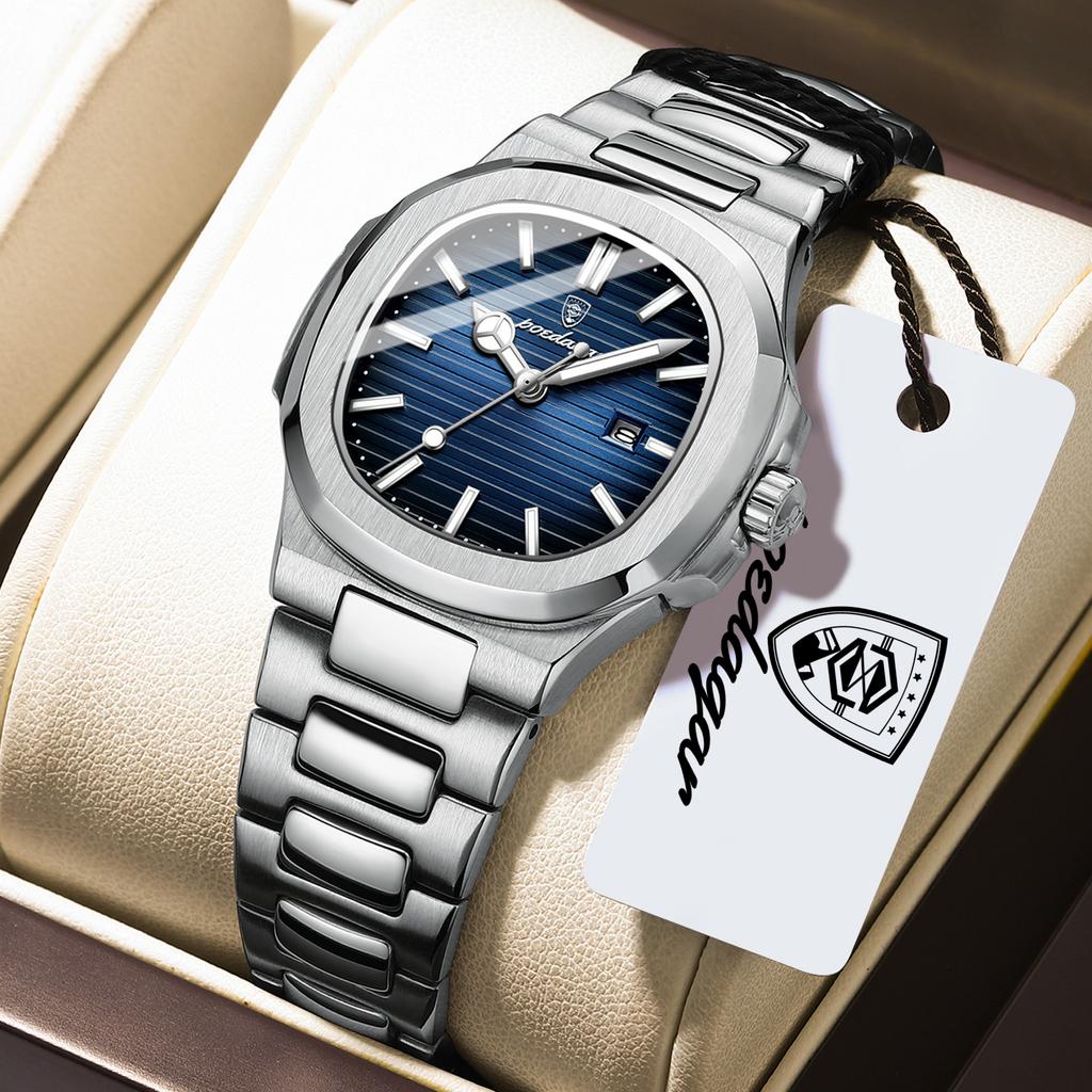 POEDAGAR Elegant Women's Watch Waterproof Luminous Date Fashion Ladies Wristwatch Stainless Steel Quartz Watches