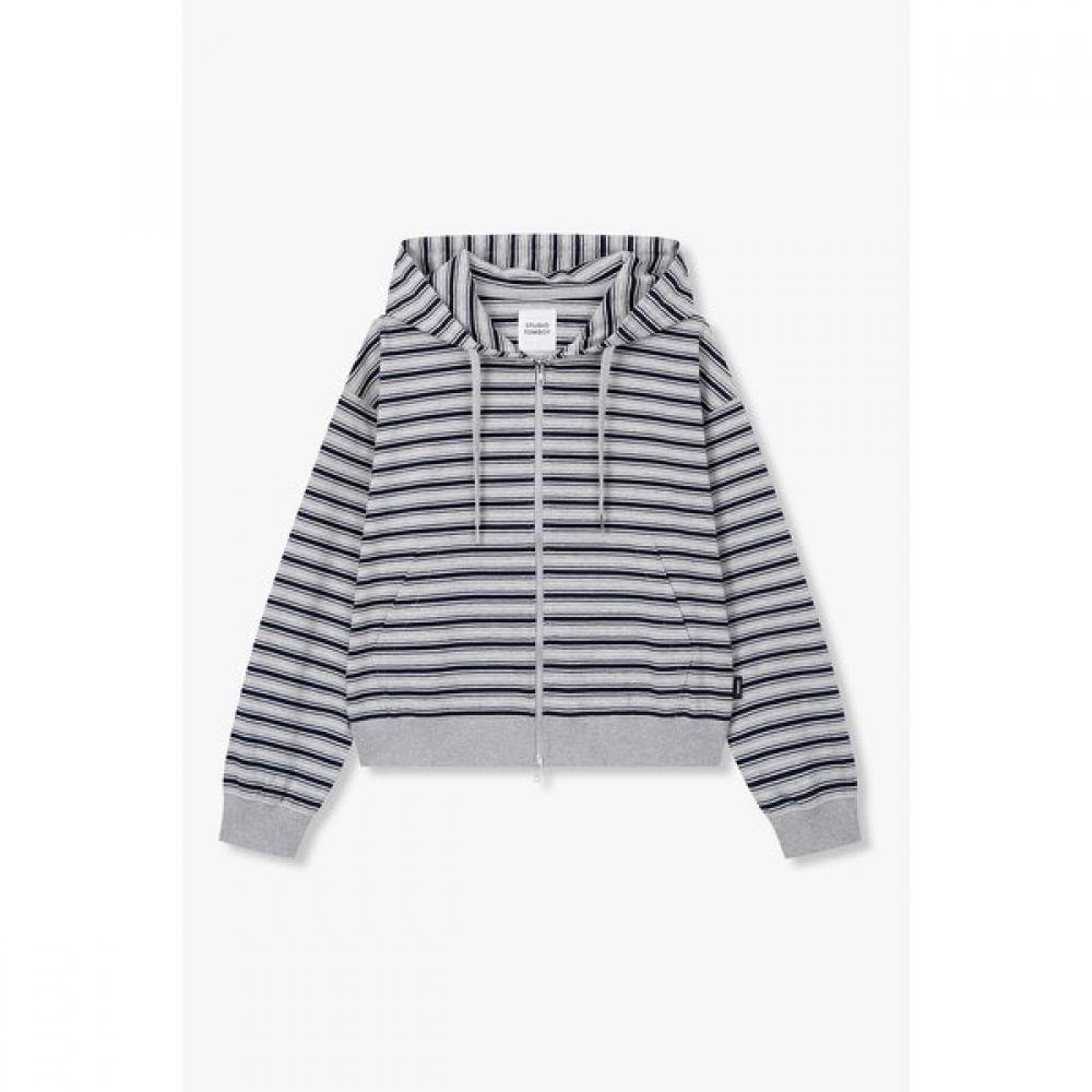 Studio Tomboy Stripe Zip Hoodie 9176213986