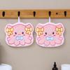 Cartoon marine animal hanging hand towel absorbent quick-drying thickened children's coral fleece soft cute octopus towel