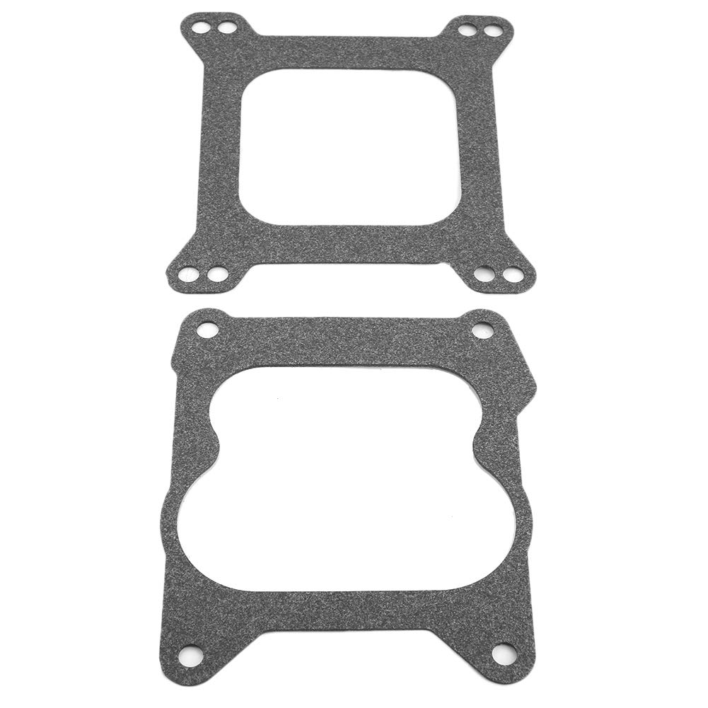 Qiilu Carburetor Mounting Gasket, 3/4" Open Carburetor Adapter 4bbl Quadrajet Manifold