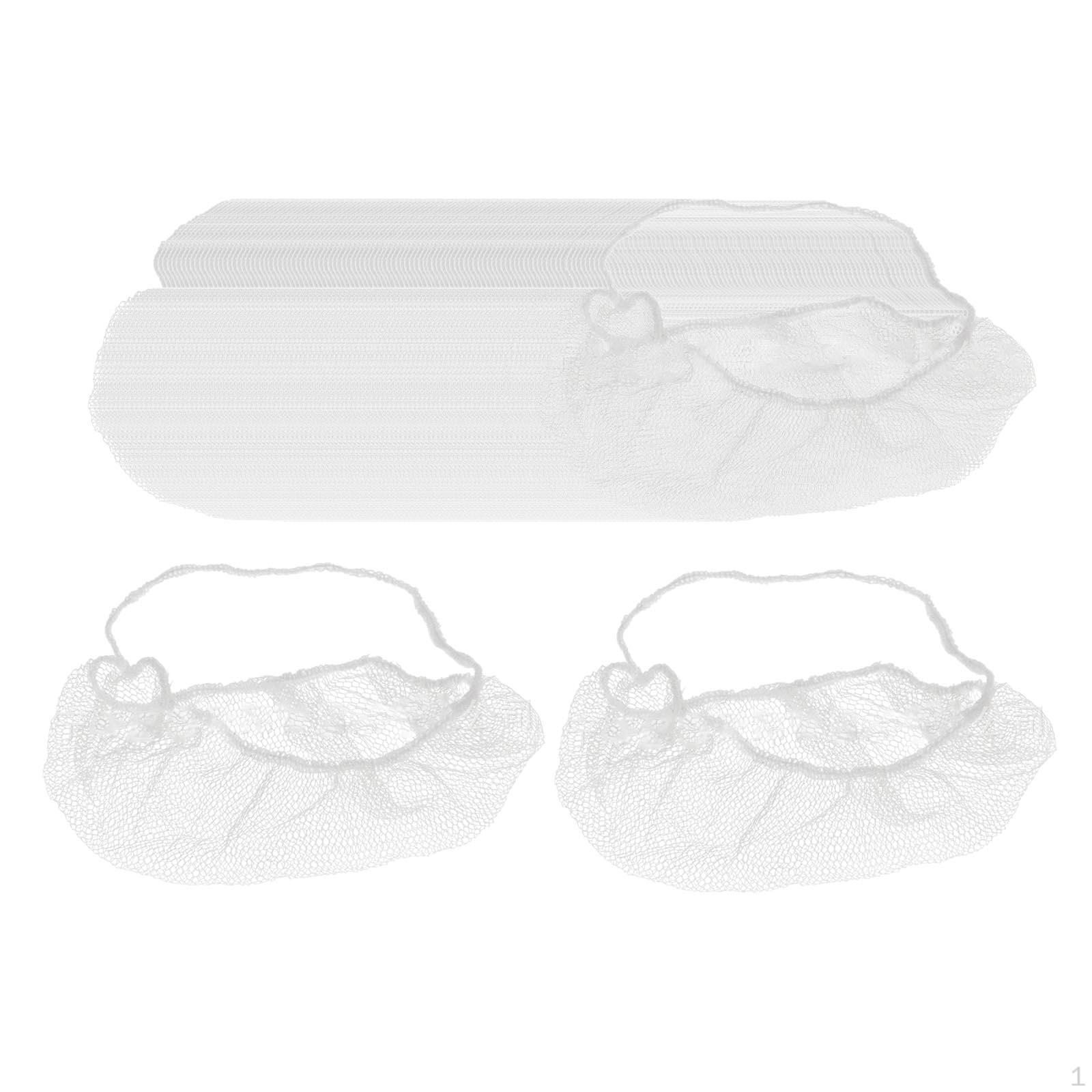 100 штук одноразовых нейлоновых чехлов для бороды, размер 45 см, аксессуары, прочная эластичная лента для ресторанов