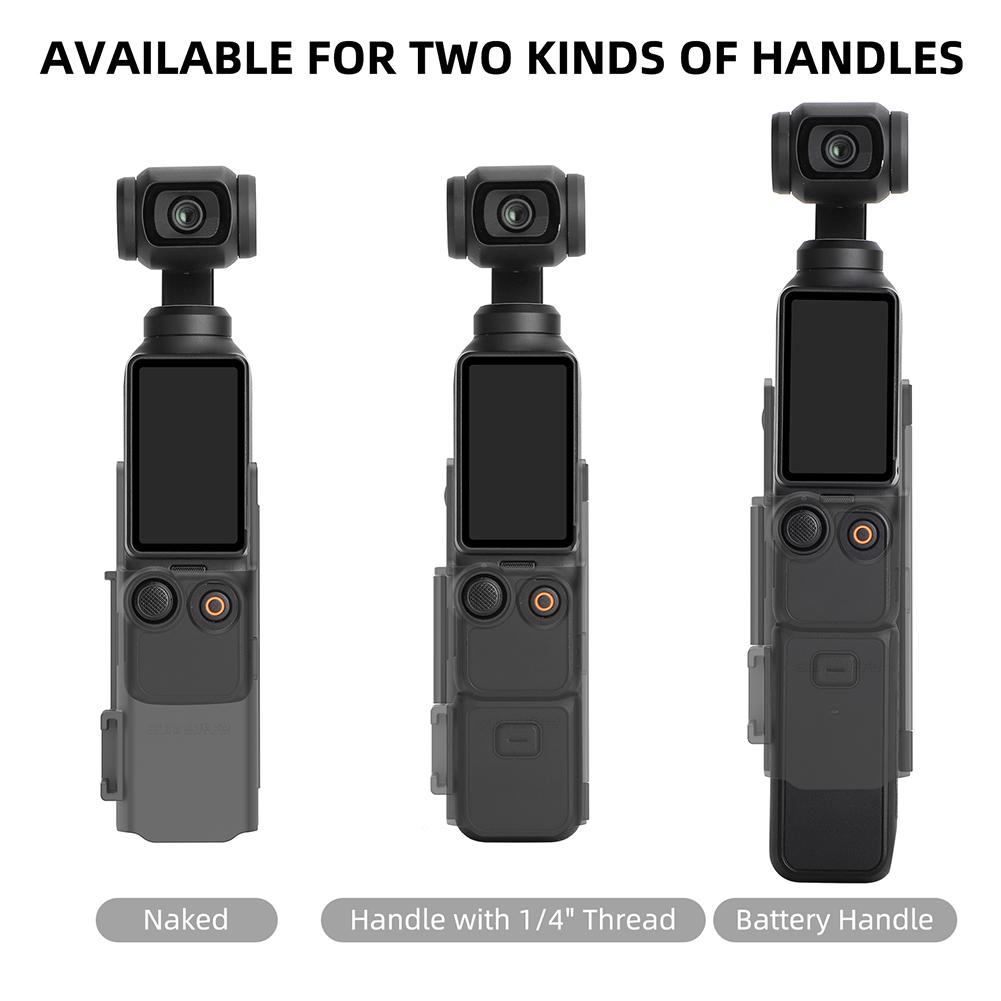 For DJI Osmo Pocket 3 Expansion Adapter Extended Mounting Bracket Bracket Handle Frame Compatible Backpack Clip Bicycle Holder