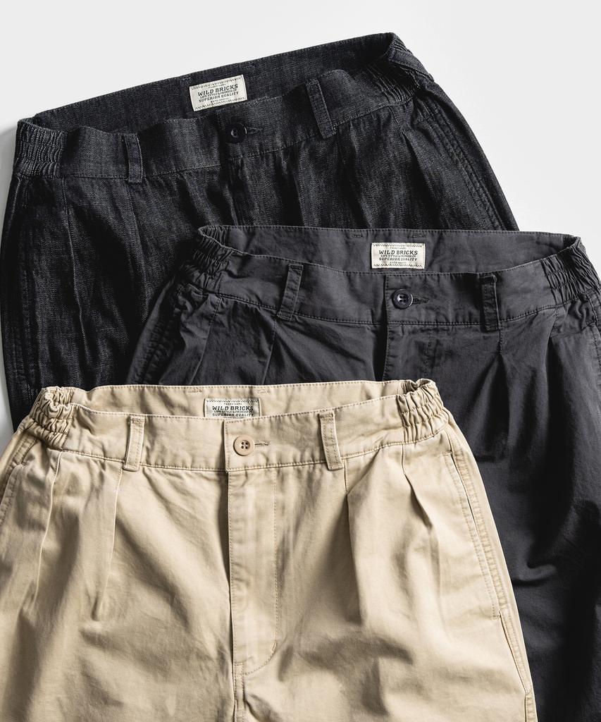 Waildeubeuligseu W23 Denim Chino Pants (Black)