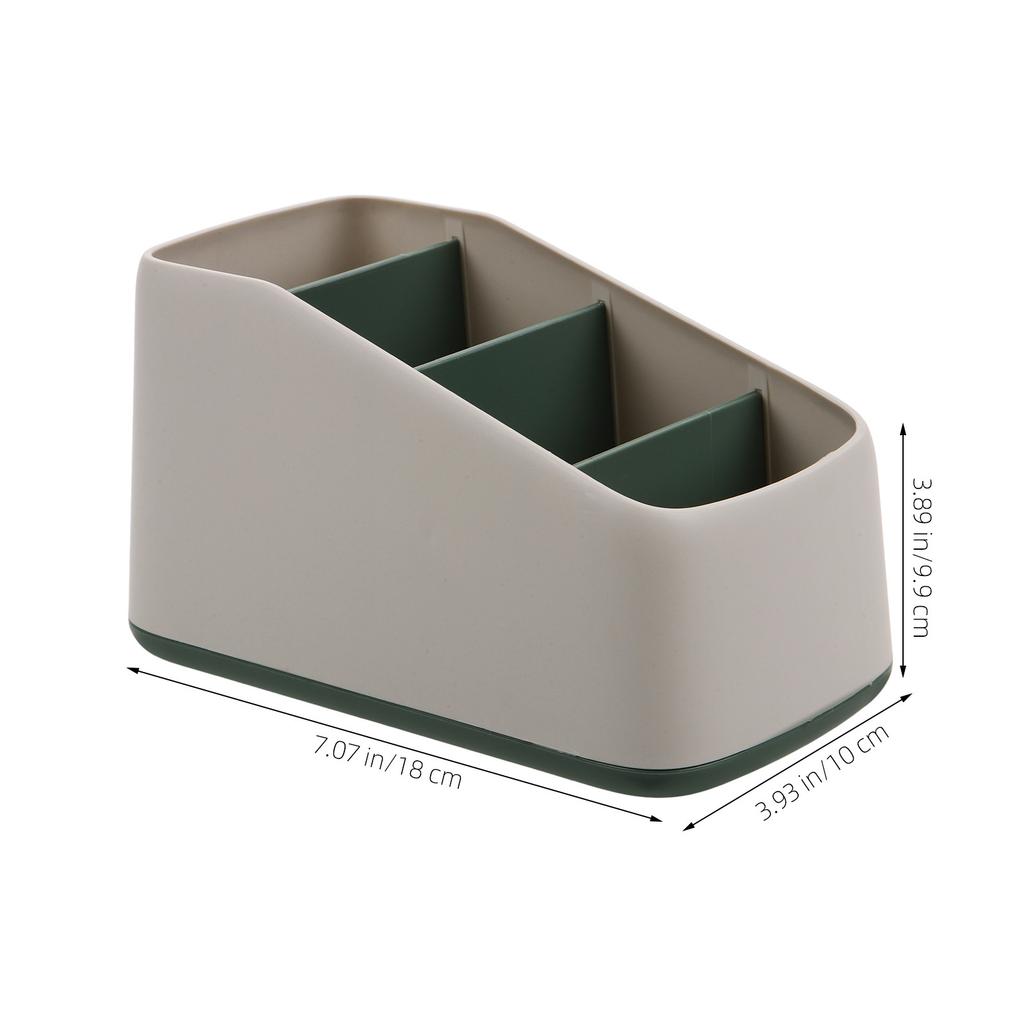 1Pcs Remote Control Storage Box Creative Plastic Organizer Multi-Grid Desktop Cosmetics Holder Office Bedroom Storage Case