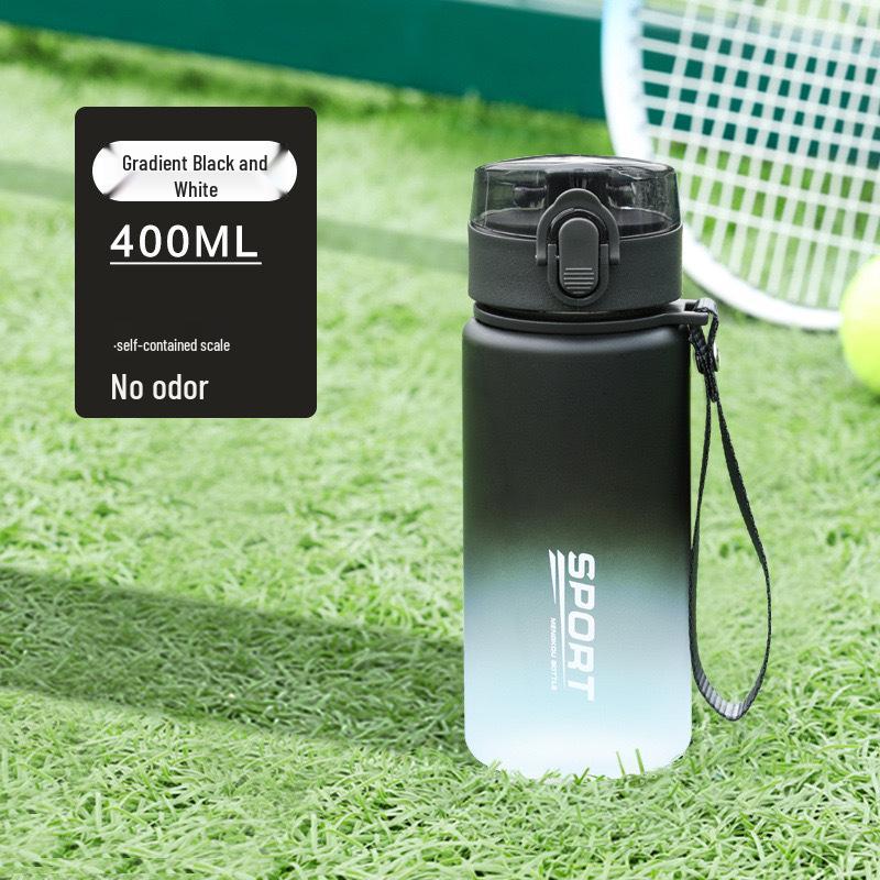 Casino Frosted Sports Water Bottle: Creative Portable Plastic Cup with Lid for Men and Women