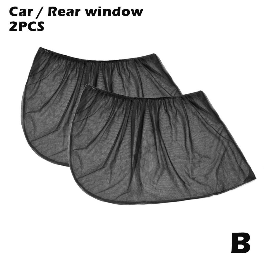 Car Sunshade Curtains Universal Side Window Shades Car Curtains Protection Repellent Mosquito Mesh Net Sunshade Auto Accessories