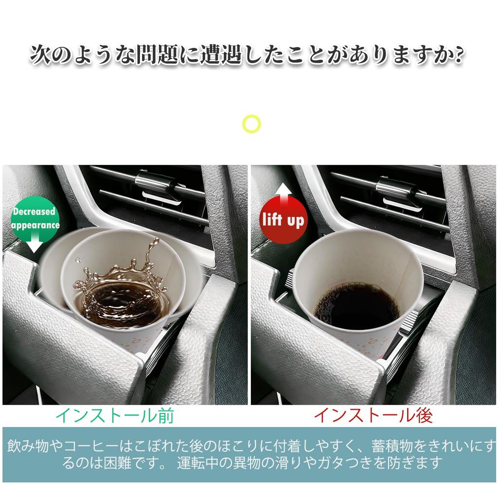 SHAOHAO Rubber Door Pocket Mats for New Toyota Roomy/Tank M900A/M910A Models, Roomy/Tank M900S/M910S Models, Interior Rubber Mats with Anti-Slip, Nois