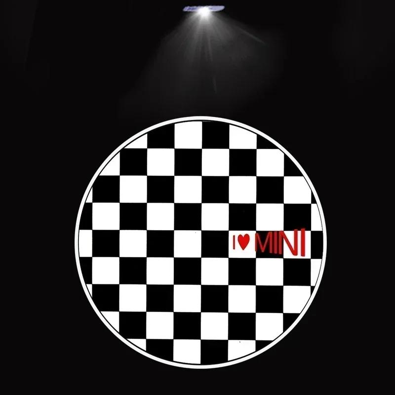 2 Stück Für BMW MINI Cooper One S JCW R56 R55 R53 F55 F56 R57 R60 Auto Tür Willkommensleuchten HD LED Laser Projektorleuchten Zubehör