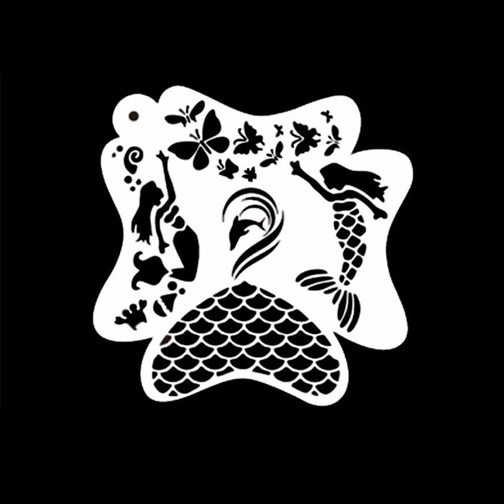 Hand Painting Face Paint Templates Reusable DIY Makeup Tools Body Art Paint Stencils  Drawing