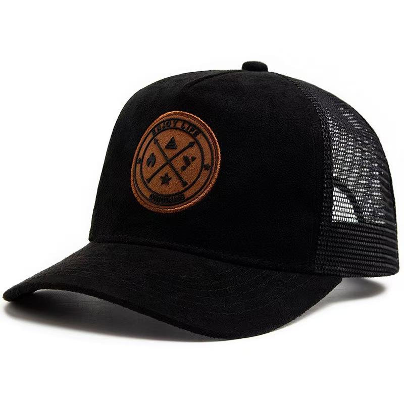 Summer Mesh Baseball Cap Women Men Letter Patch Snapback Hat Casual Breathable Unisex Street Hip Hop Trucker Caps