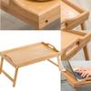 Bed Tray Table, Bed Trays For Eating With Foldable Legs, Handle, Protruding Baffle Bed Trays For Eating And Laptops For Bedroom