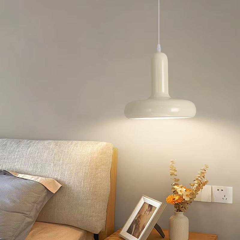 1PC Bedside Chandelier Lampshade, Creative, Artistic, Simple, Modern, Cream Style, Suitable for Home Chandeliers