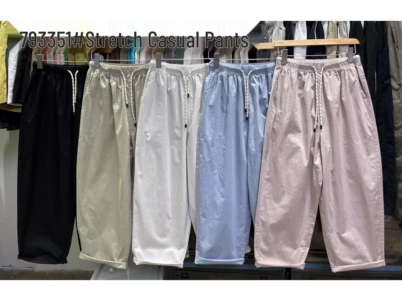 

Брюки-морковь с высокой посадкой и эластичной талией - Летние эластичные на кулиске, Свободный крой, Большой размер, Повседневная одежда в корейском стиле One Size миндальный