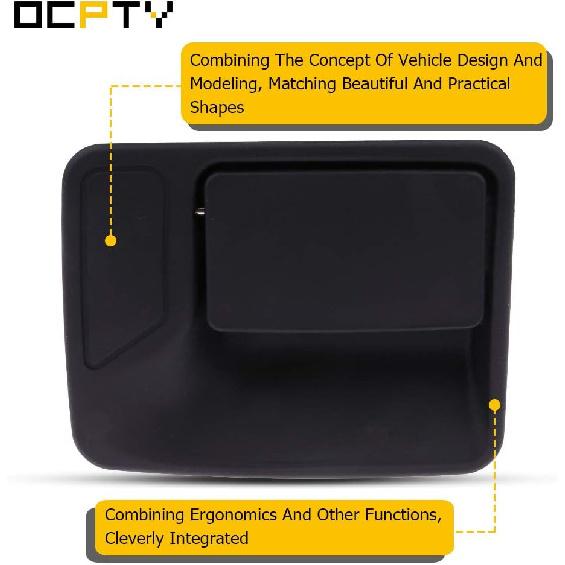 OCPTY Türgriff Außen Hinten Fahrerseite Links Ersatz für 1999-2015 für F-250 für F-350 für F-450 für F-550 Außentürgriff Schwarz