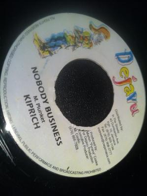 7inch Record KIPRICH / TANTO METRO & DEVONTE - Nobody Business / Selina NONE Dejavu 2003 Jamaica Reggae, Ska & Dub Used