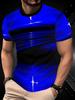 Fashion T-Shirts for Men 3D Print Men's T-Shirts Street Designer Short Sleeved Loose Oversized Tops Tees Daily Casual Sportswear