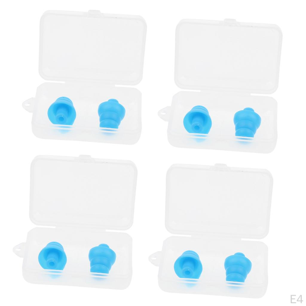 4 Paar Ohrstöpsel Reise Lärmunterdrückung Ohrstöpsel Gehör