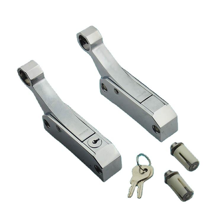 SK1-902 Durable Stainless Steel Pull Handle Cold Room Latch Lock for Industrial Truck Door Stainless Steel
