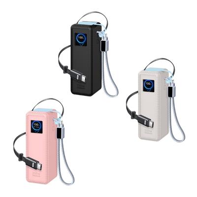 Premium-Silikonhülle für NexodePro 25000mAh 200W Mobile Powerbank Mit Kabel Sturzfestes Design für Outdoor-Sportarten