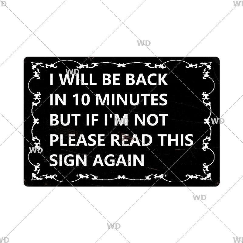 Funny Old  Wise Young  Stupid Metal Tin Sign  Retro Humor Wall Decor for Home  Bar