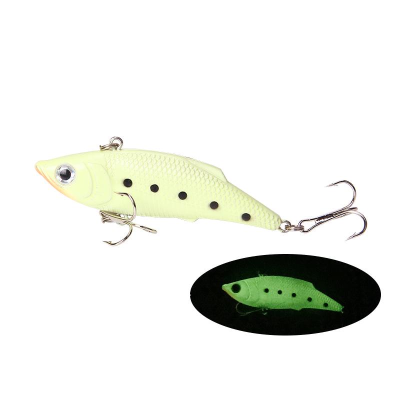 Long Casting Bass and Pike Special Lure Set with Night Glow Hard Bait and Small Fat PencilVIBMinobo Bionic Artificial Bait Fishi