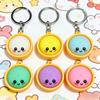 Stress Relief Keychain, with Steamed Bun Pendant, Fidget Clicker with Tactile Feedback Design, Anxiety Relief Toy for Office And Study