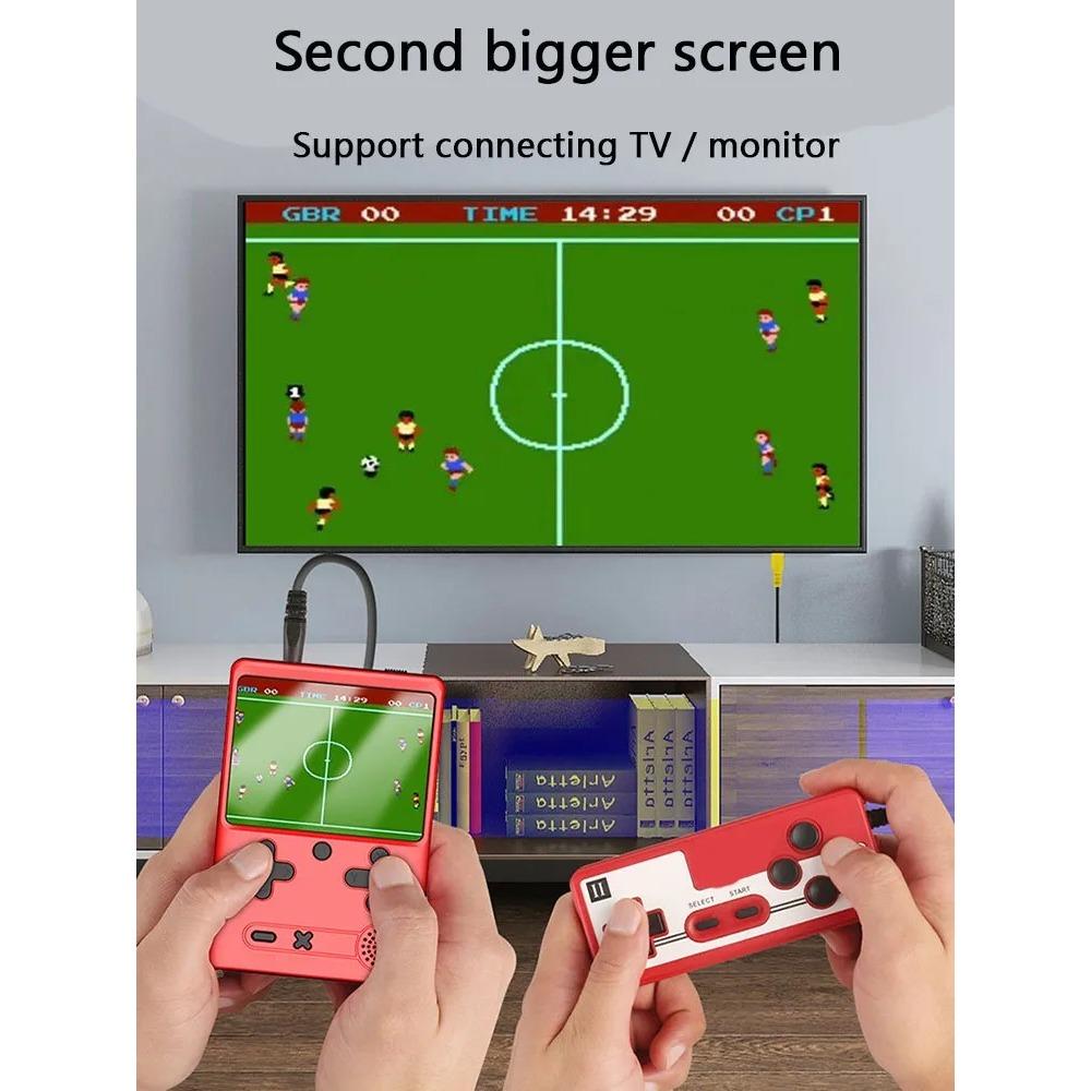 M6 Handheld Spielkonsole Einzel Doppel Kinder 500 Spiele Retro Klassische Nostalgische Mini Handheld Geschenk