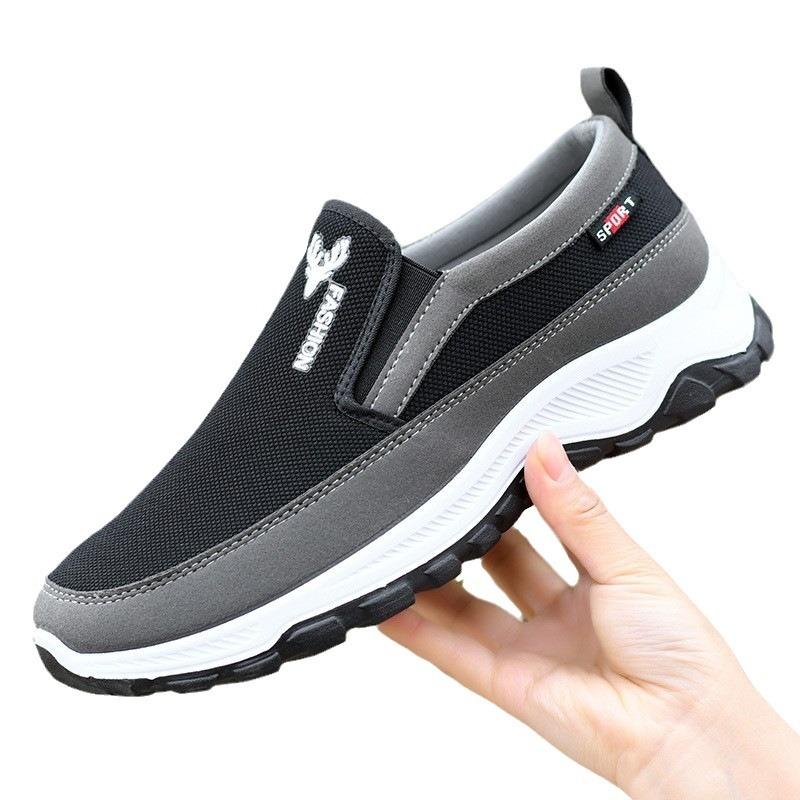 Men's Shoes Autumn Cloth Shoes Low-top Men's Cloth Shoes Soft Sole