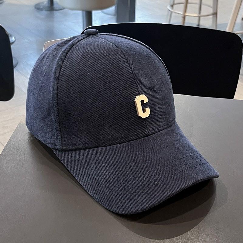 

Street Dance Cap With Wide Brim And Adjustable Fit For Summer Sun Protection Dark Blue