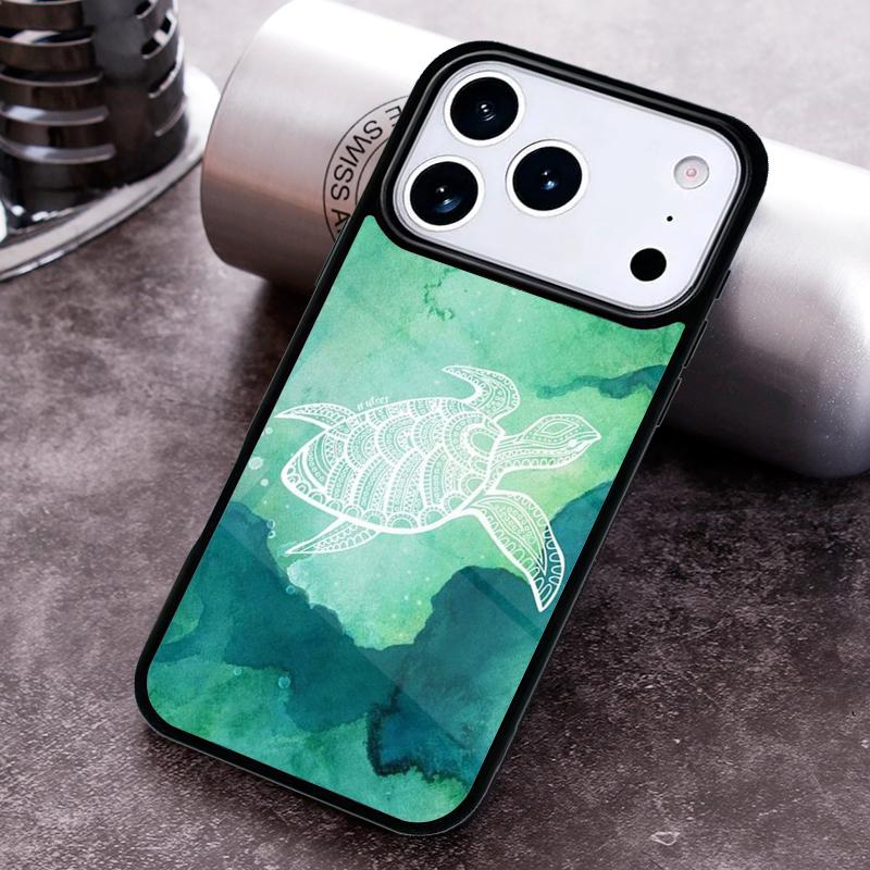 warming green turtles Phone Case For iPhone 17,16e,15,14,13,12,11,Mini,Pro,MAX soft Silicone Cover