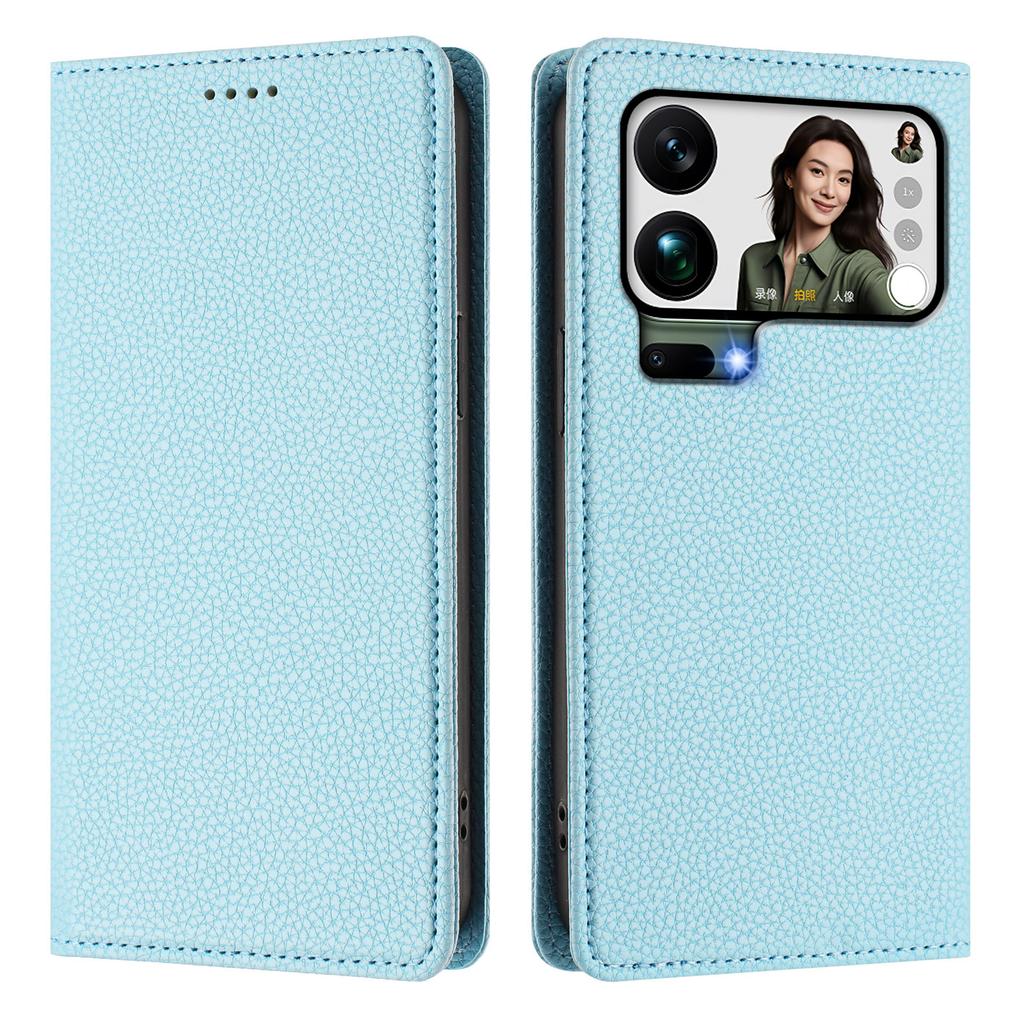 For Xiaomi 17 Pro Max Wallet Case RFID Blocking Litchi Texture Leather Mobile Cover