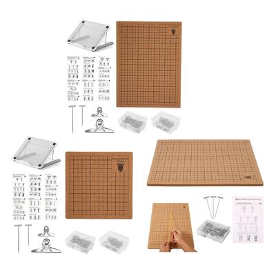Portable Weaving Aid Board for Tassels Knotting Handcraft Silicone Materials Safe Designs