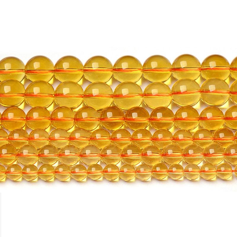 Luźne koraliki Space Quartz Gemstone Round Bead Natural do naszyjnika DIY 4-12mm Wysokiej jakości