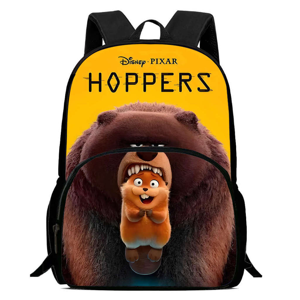 Cartoon Hoppers Beaver Backpack For Kids With Oxford Cloth Durable Material For School Travel