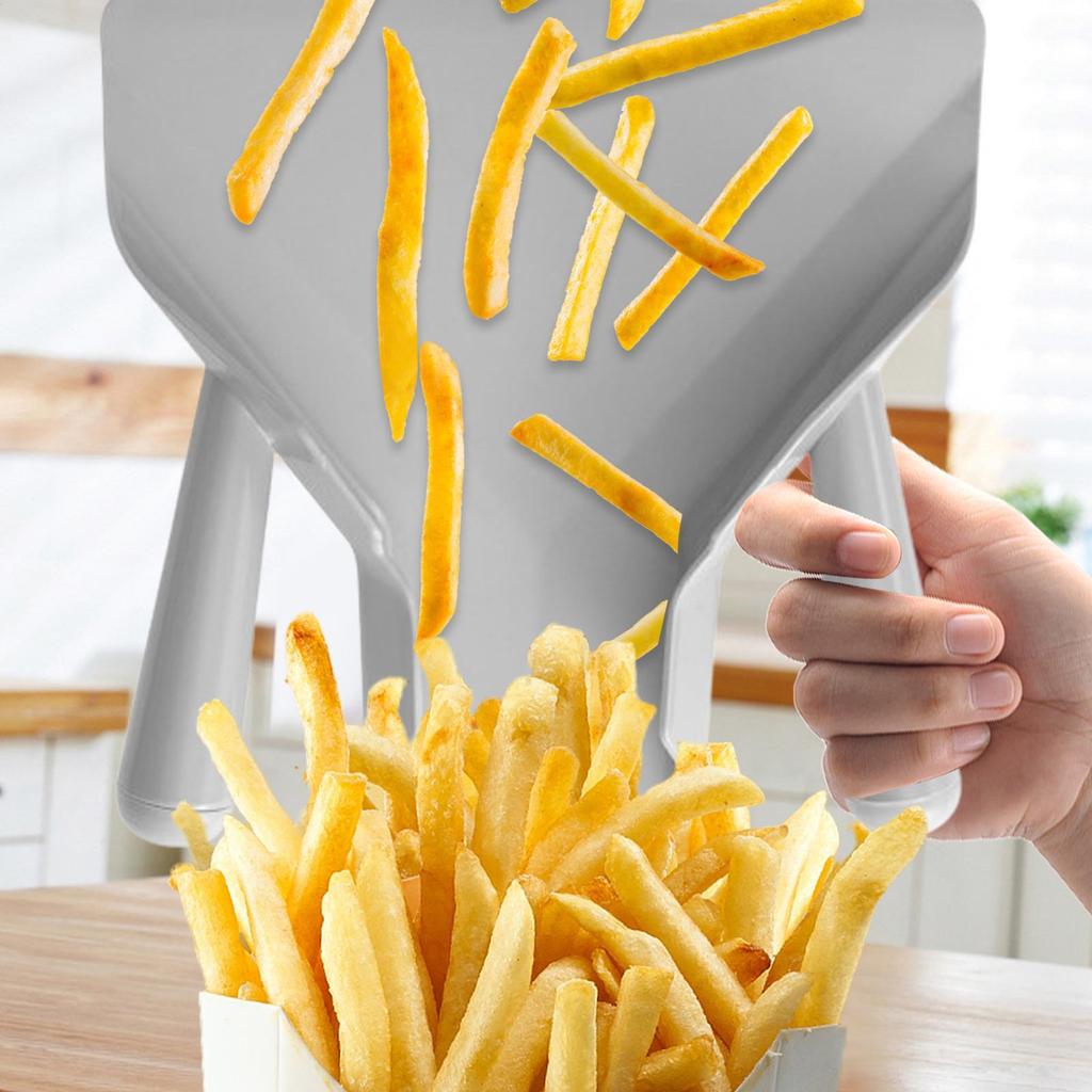 French Fries Shovel Food Shovel Portable French Fry Bagger Scoop Food Grade Household Non Slip French Fries Kitchen Utensils
