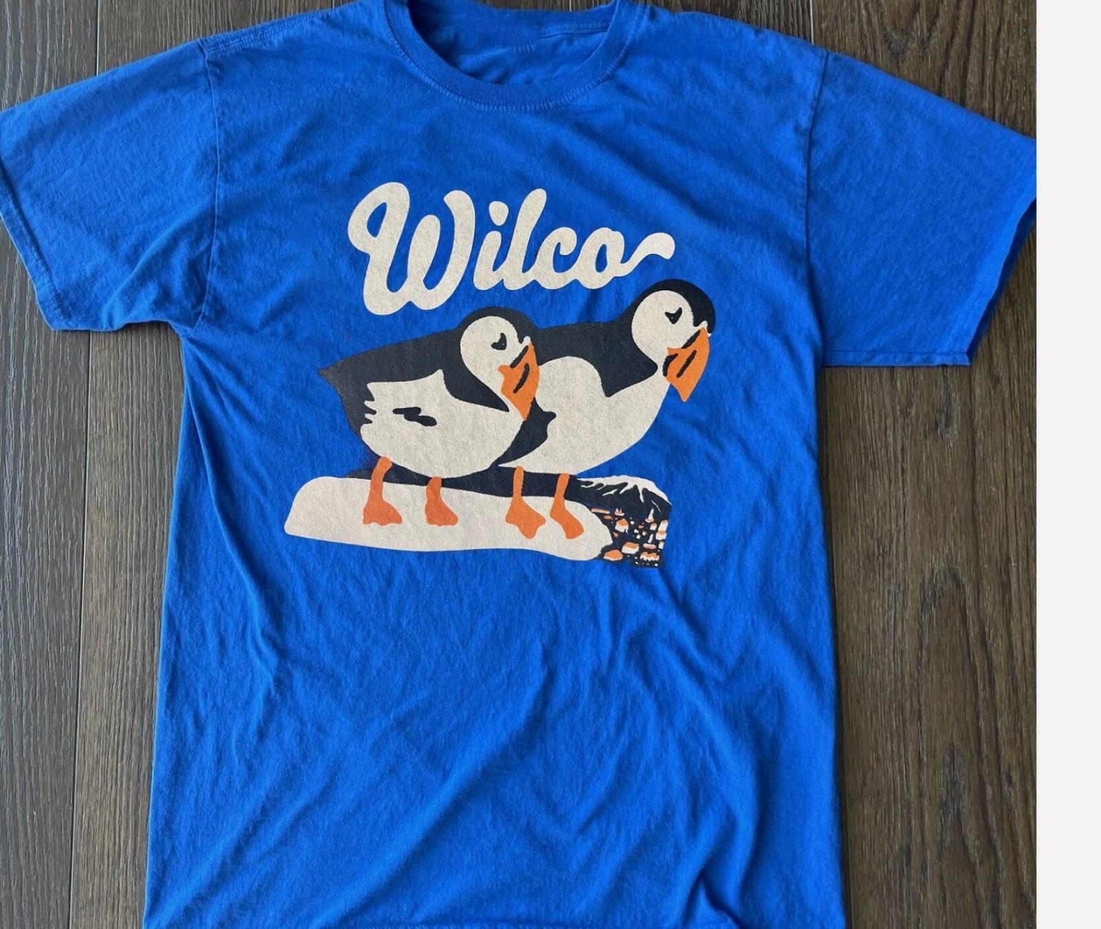 

Коллекция WILCO TOUR Подарок для фанатов группы от S до 4XL Синяя футболка 4XL