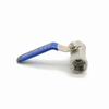 304 Stainless Steel One-Piece Threaded Ball Valve, DN8/10/15/20