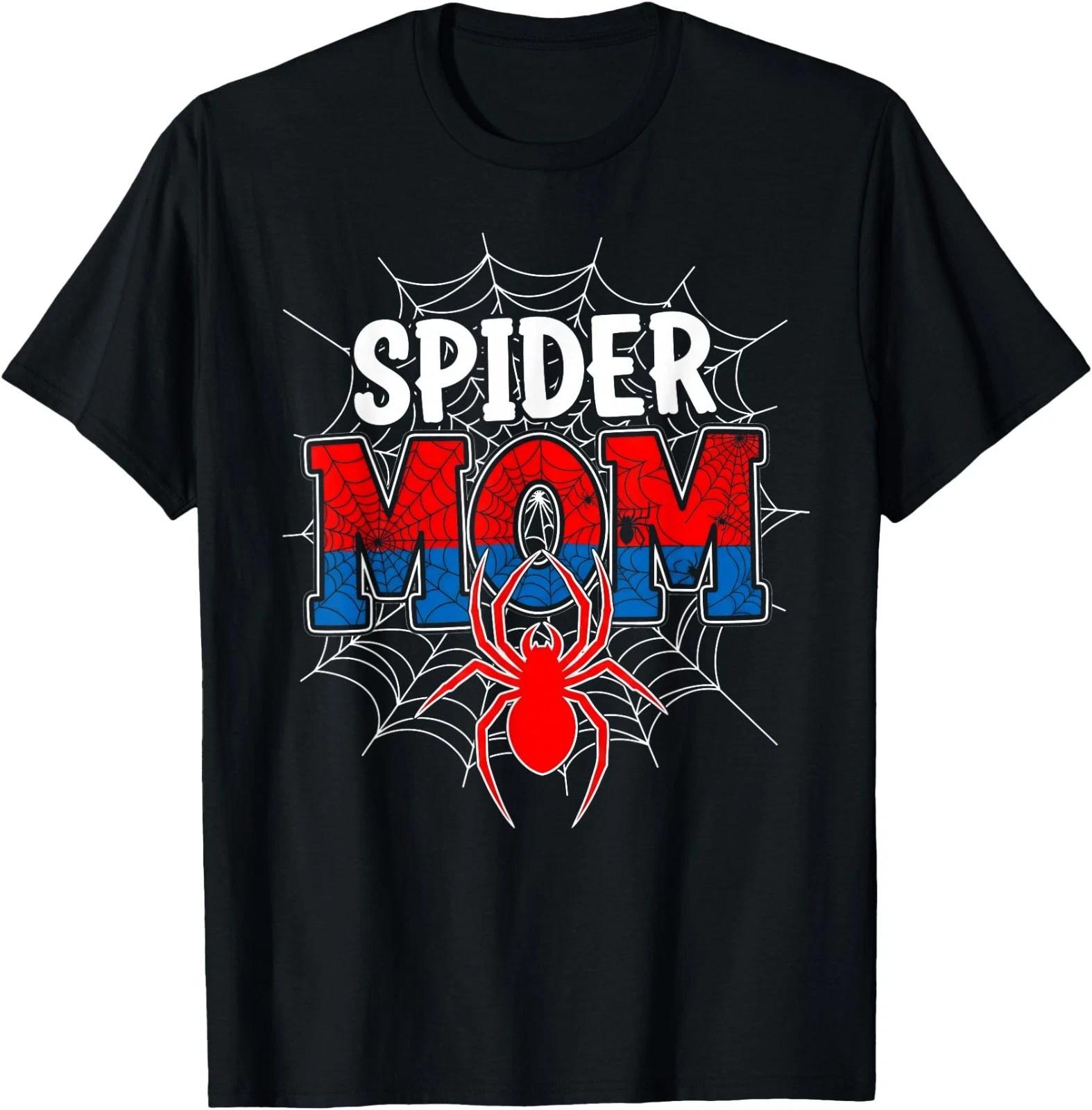 Spider Mom Family Matching Funny Mother s Day Mommy Women T-Shirt 2XL