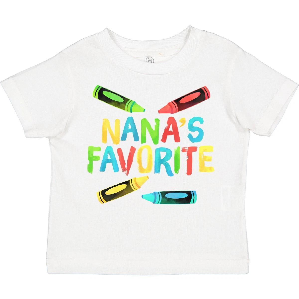 Inktastic Nana s Favorite- Crayons Toddler T-Shirt Family Artist Future Nana For 140