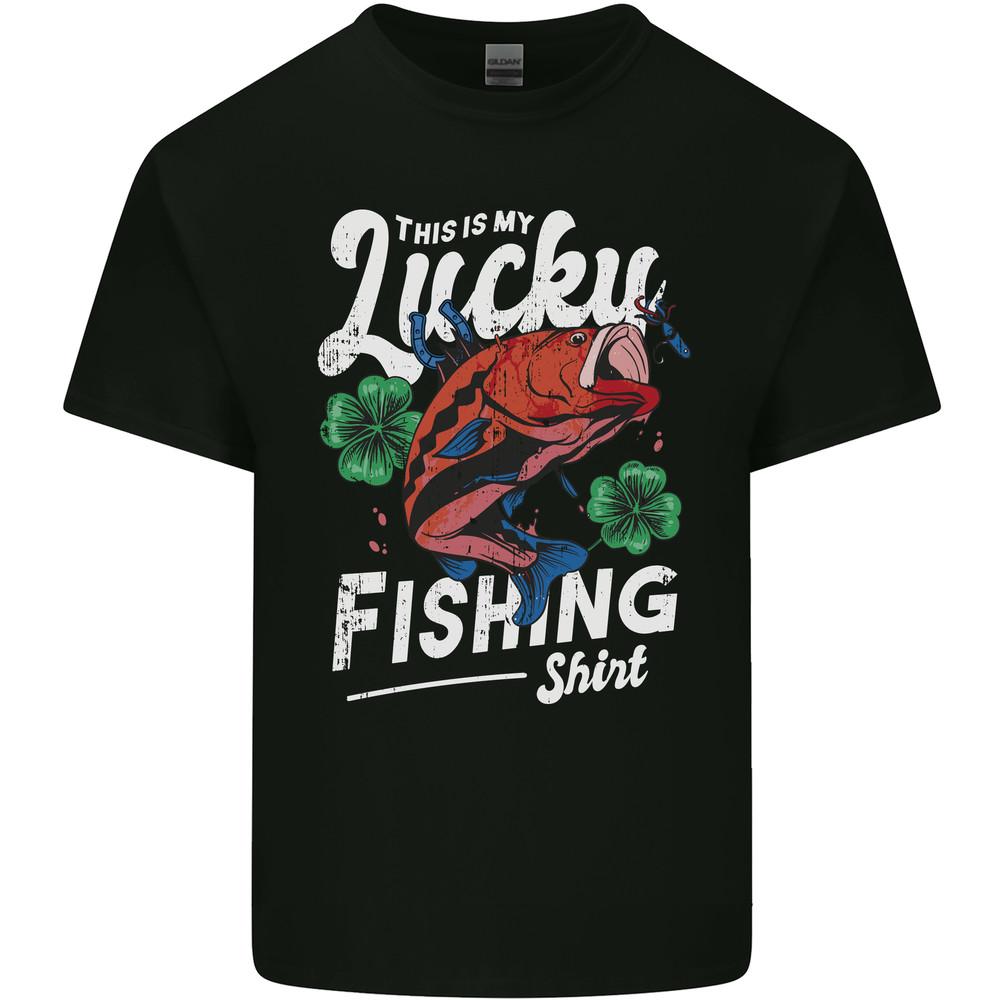 This Is My Lucky Fishing Funny Fisherman Mens Light Cotton T-Shirt Unisex T-Shirt XXXXL