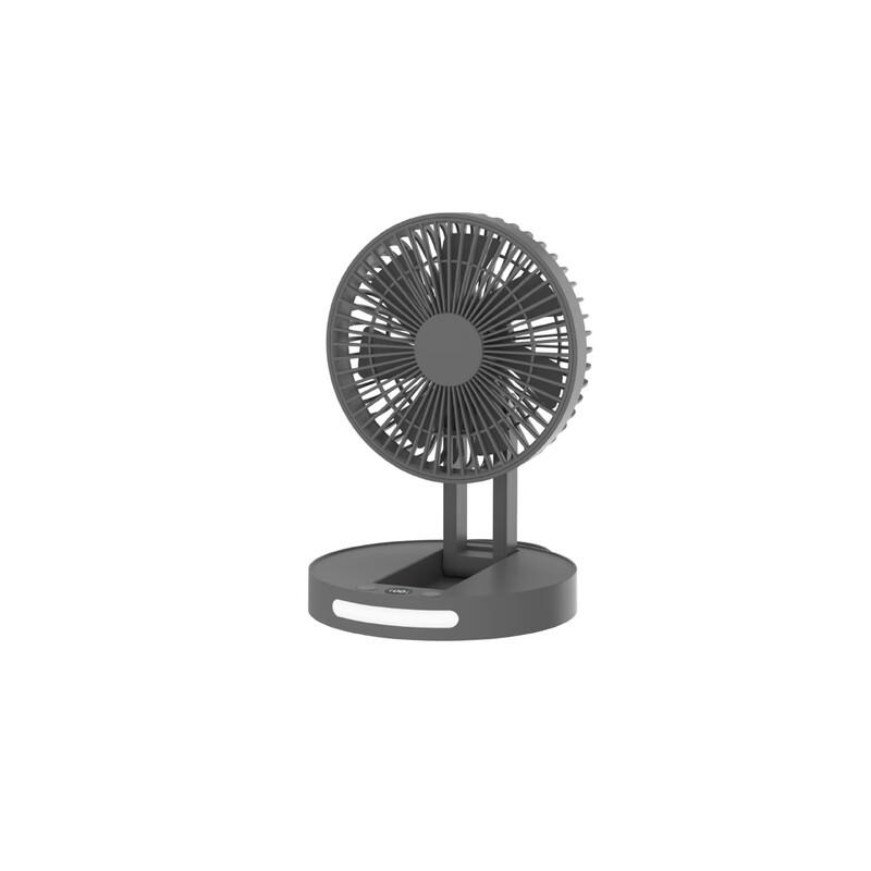

Foldable Desktop & Wall-Mounted Fan with Remote & Atmosphere Light