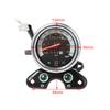 Universal DC 12V Motorcycle Odometer Speedometer Tachometer Dual Speedo Meter Retro for Suzuki Cafe Racer